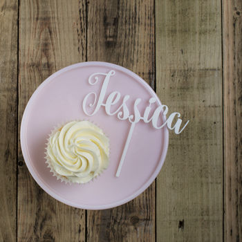 Personalised Acrylic Cup Cake Topper, 3 of 6