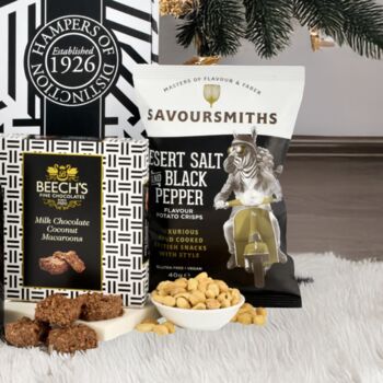 Geometric Wine And Treats Gift Box, 4 of 5