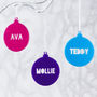 Personalised Christmas Bauble Decoration, thumbnail 1 of 5