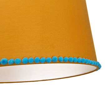 Lampshade With Pom Pom Finish, 9 of 12