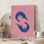 Prawns Linocut Style Print, thumbnail 5 of 5