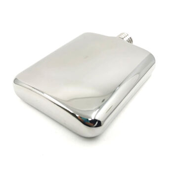 Personalised 6oz Stainless Steel Hip Flask, 4 of 8