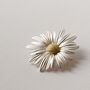 Statement Daisy Gold And Silver Brooch, thumbnail 3 of 8