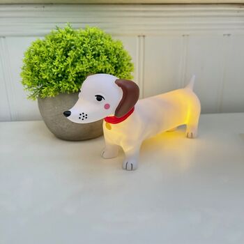 Personalised Sausage Dog Night Light, 5 of 5