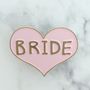 'Bride' Enamel Pin, thumbnail 2 of 5