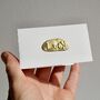 Handmade Gold Foil Personalised Name Place Cards, thumbnail 6 of 7