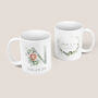 Wedding Gift Mugs With Floral Monograms, thumbnail 2 of 7