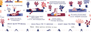 Yoga Art Personalised Print, 6 of 8