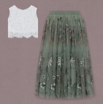 Felicity Couture Set Embroidered Sage Green, 4 of 8