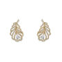 Rhodium, Gold Or Rose Gold Plated Deco Style Earrings, thumbnail 3 of 12