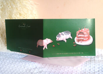 Funny Pig Valentines Card, 3 of 5