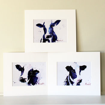 Cow Prints, Moo Cow Collection By Luna Harrison | notonthehighstreet.com