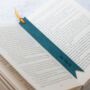 Handmade Personalised Leather Bookmark With Tassel, thumbnail 5 of 7