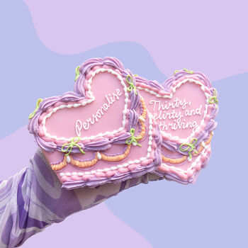 Vintage Cake Personalised Biscuit, 2 of 4