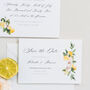 Mediterranean Lemons Wedding Invitation Set, thumbnail 4 of 10