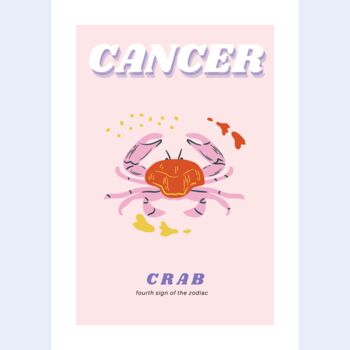 Cancer Zodiac Print, 2 of 2