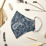 Women's Blue Paisley Face Covering, thumbnail 2 of 5