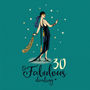 30th Birthday Card For Her ‘Fabulous 30’, thumbnail 2 of 3