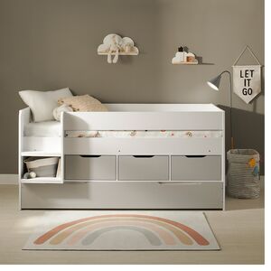 Low cabin bed on sale with drawers