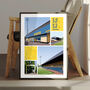 Oxford United Views Of The Manor Ground Poster, thumbnail 1 of 7