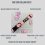 Pink Floral Dog Collar, thumbnail 4 of 4