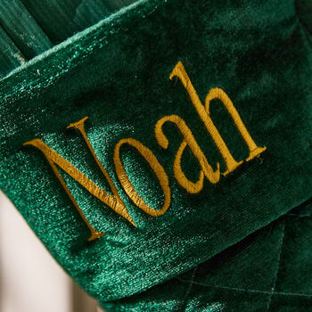 Personalised Velvet Christmas Stockings, 4 of 8