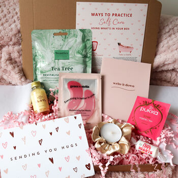 Sending You Hugs Self Care Pamper Hamper, 2 of 8