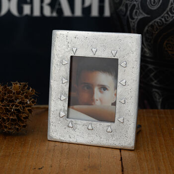 Hearts Pewter Mini Picture Frame, 2 of 6