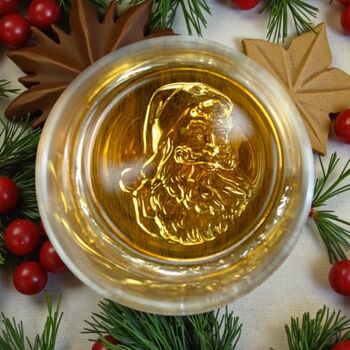 Personalised Santa Christmas Glass Tumbler, 3 of 11