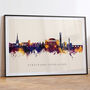 Stratford Upon Avon Skyline Cityscape Art Print, thumbnail 6 of 12
