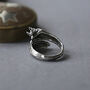 Sterling Silver Fox Ring, thumbnail 2 of 4