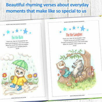 Personalised Book Of Prayers And Blessings For Children, 4 of 9