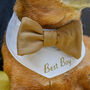 Personalised Dog Bow Tie Wedding Bandana, thumbnail 4 of 12