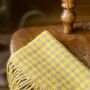 Handwoven Alpaca Houndstooth Scarf, thumbnail 9 of 10