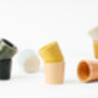 Handmade Creamy White Ceramic Shot 'Glass', thumbnail 3 of 6