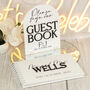 Manhattan Acrylic Wedding Guest Book, thumbnail 9 of 10