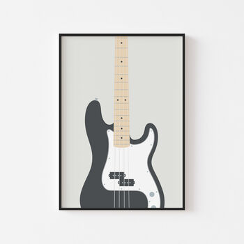 Bass Guitar Print | Bass Player Poster, 7 of 11