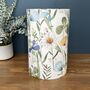 Alda Blue Spring Flowers Tall Cylinder Floral Lampshade, thumbnail 9 of 10