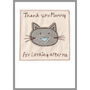 Personalised Cat Mother's Day Card For Mum Or Grandma, thumbnail 3 of 12