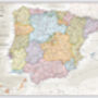 Map Of Spain And Portugal Classic Edition, thumbnail 2 of 6