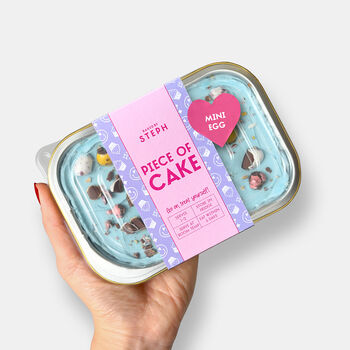 Easter Mini Egg Piece Of Cake Postable Gift Box Chocolate, 2 of 5