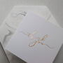 Calligraphy Thank You Cards Pack Of Five, thumbnail 6 of 7