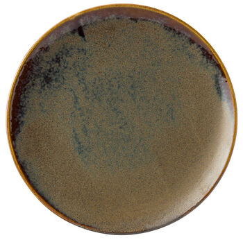 Rich Toffee Coloured Dining Plates, 3 of 7
