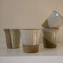 Set Of Four Handmade Stone Cups Water/Coffee/Wine, thumbnail 2 of 2