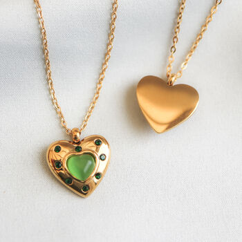 Non Tarnish Heart Necklace, 3 of 10