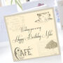 Cafe Birthday Card, thumbnail 1 of 2