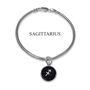Zodiac Star Sign Sterling Silver And Leather Bracelet, thumbnail 10 of 12