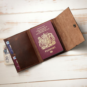 Leather Passport Holder, 2 of 3