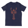 Organic Mens 'Larry The Lobster' T Shirt, thumbnail 1 of 4