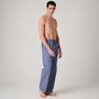 Men's 'Navy Paisley' Crisp Cotton Pyjama Trousers, thumbnail 2 of 4